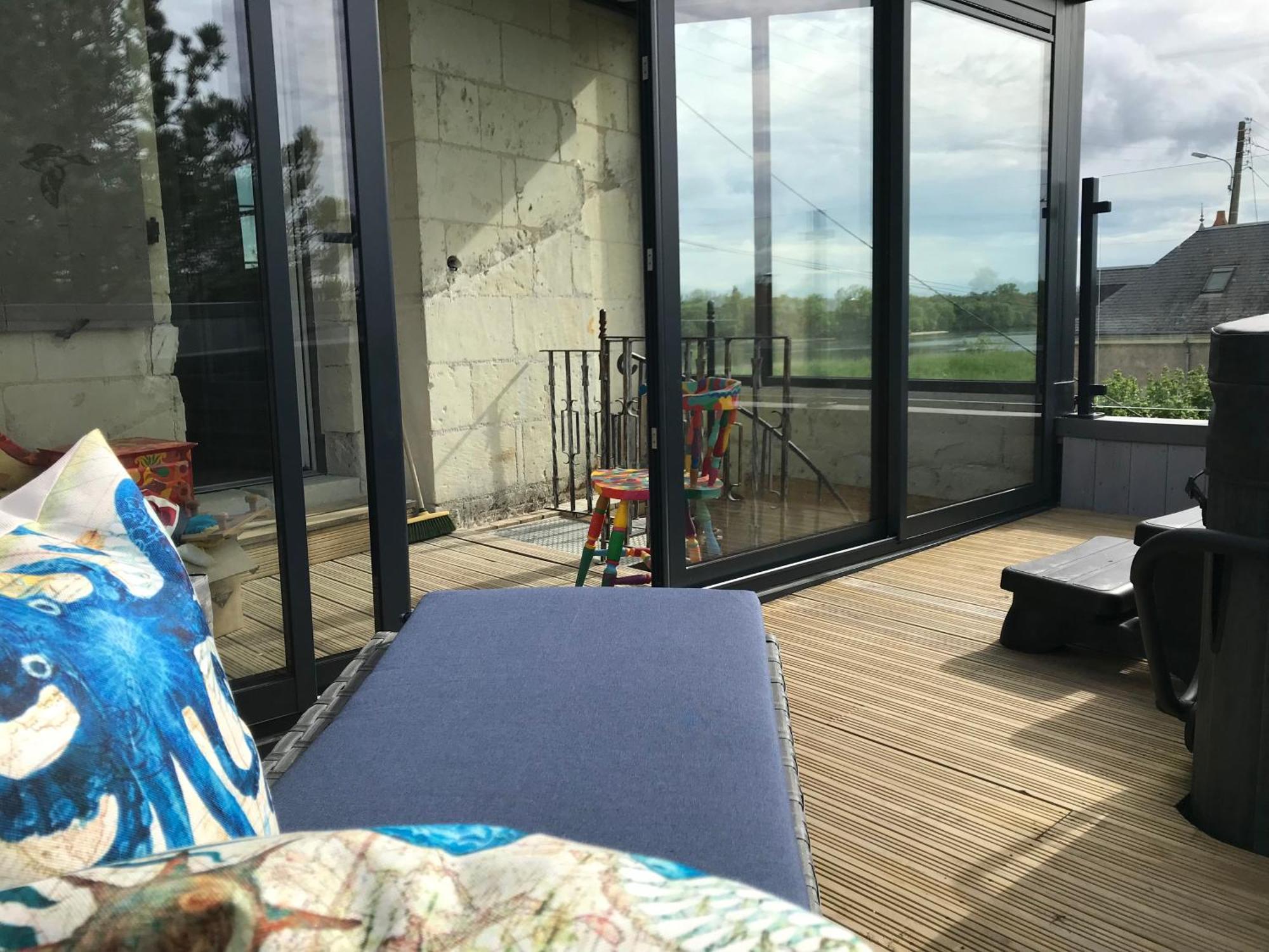 Jacuzzi Et Vue Sur Loire - Maison D'Hotes L'Odyssee La Chapelle-sur-Loire Buitenkant foto