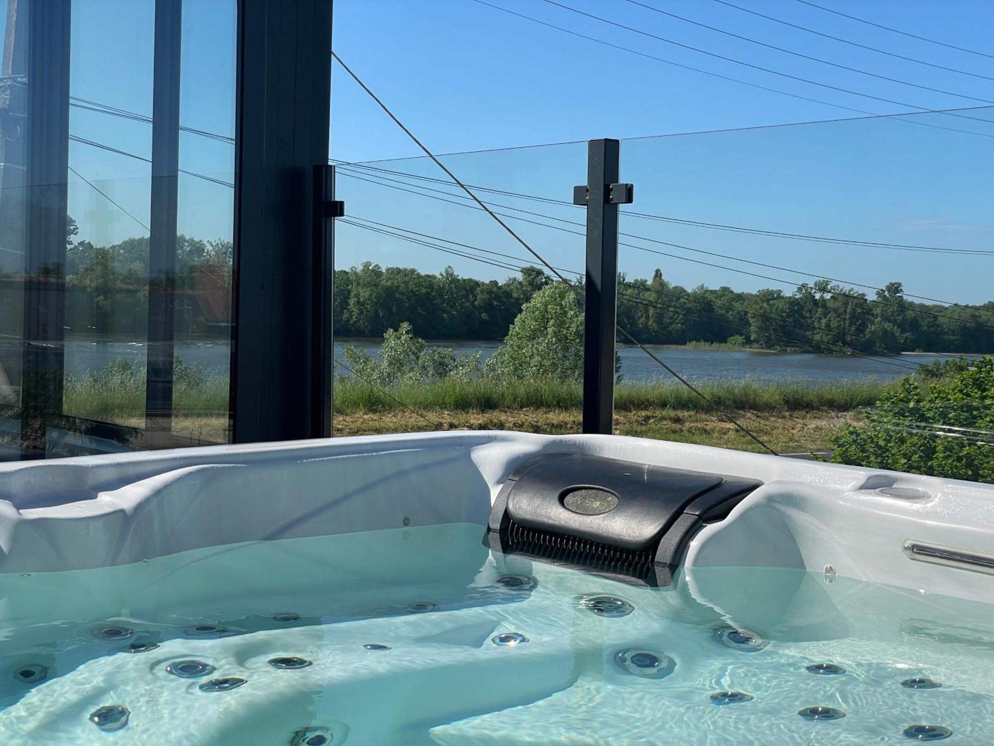 Jacuzzi Et Vue Sur Loire - Maison D'Hotes L'Odyssee La Chapelle-sur-Loire Buitenkant foto